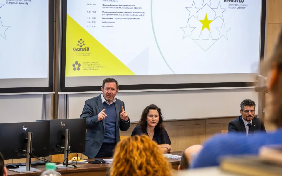 Jihočeská univerzita se stala evropskou univerzitou. Je členem prestižní aliance KreativEU
