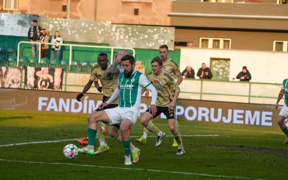 Bohemians ve 100. ligovém zápase trenéra Veselého porazili České Budějovice 1:0