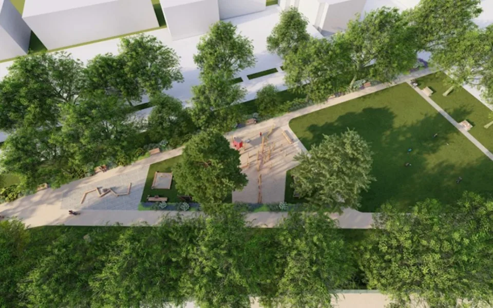 Jungmannův park se promění. Přibudou herní prvky i stezka pro cyklisty