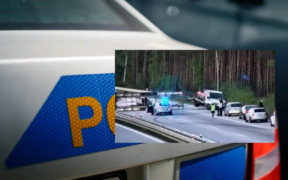Dálnici D3 na Prahu uzavřela nehoda auta odtahové služby