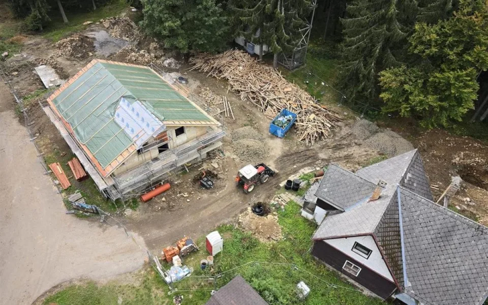 Horská chata na Libíně archivní foto