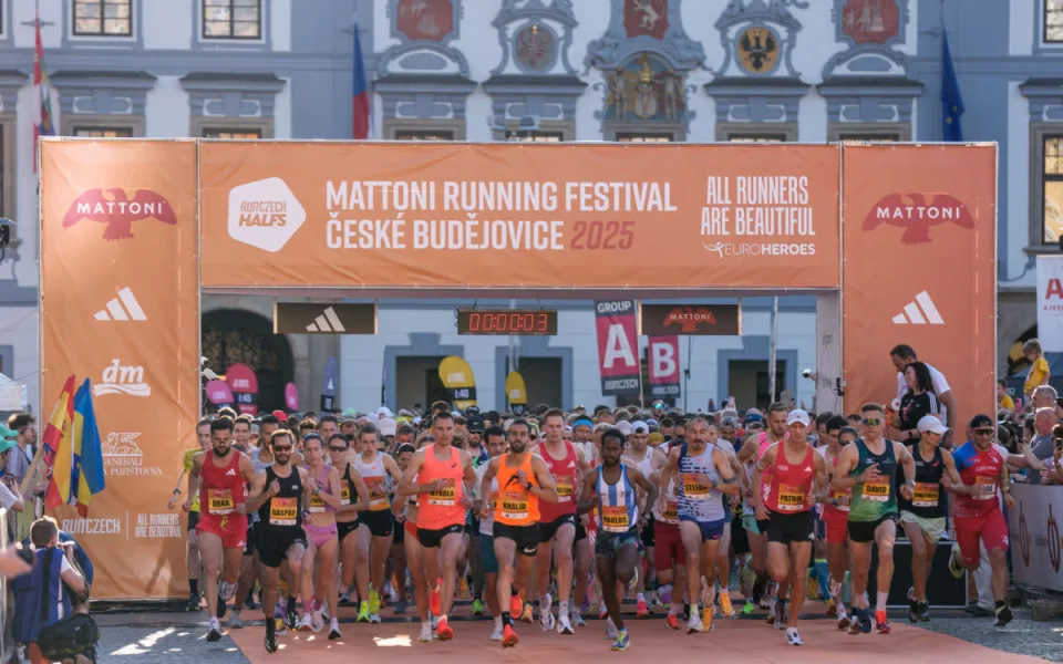 Start Mattoni 1/2Maratonu České Budějovice 2025