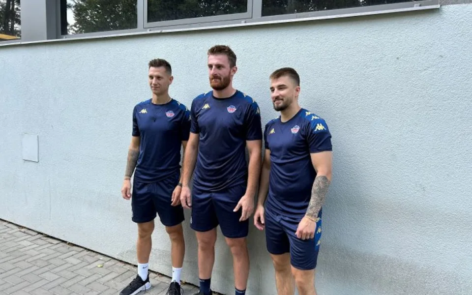 Róbert Lantoši (na fotce vpravo vedle dalších posil, Ondřeje Vály a Michala Bulíře)