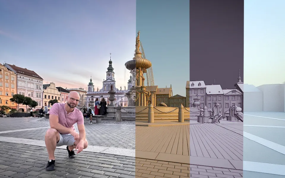 Budějcký umělec rozhýbal pomocí AI ikonické sochy a vdechl jim nový život