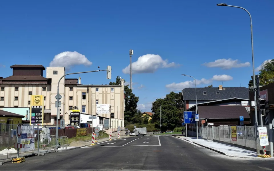 Volyňská ulice ve Strakonicích je po rekonstrukci opět průjezdná