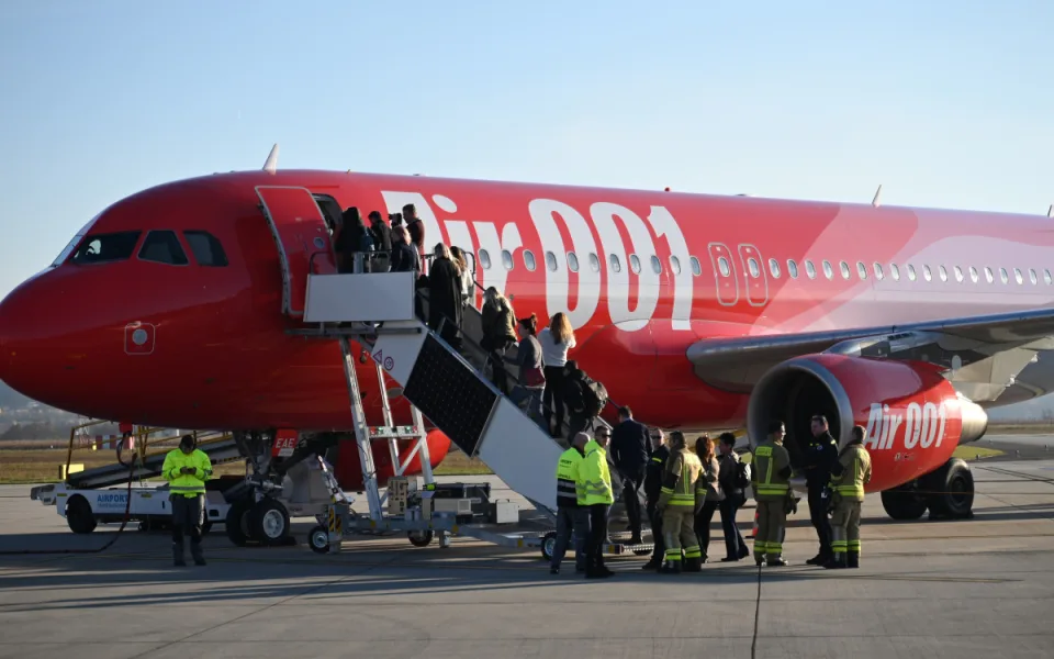 Rudá křídla přistála v Budějcích. Nový dopravce představil své plány na jihu Čech.