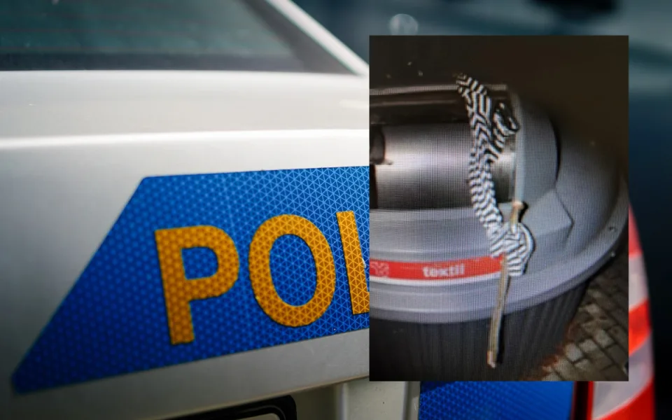 Mladý muž vlezl do kontejneru s oblečením a zasekl se v něm. Nepřežil