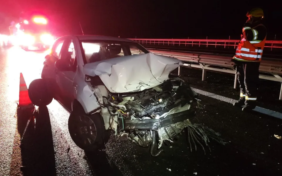 Kvůli vážné nehodě je uzavřená dálnice D4 na Písecku