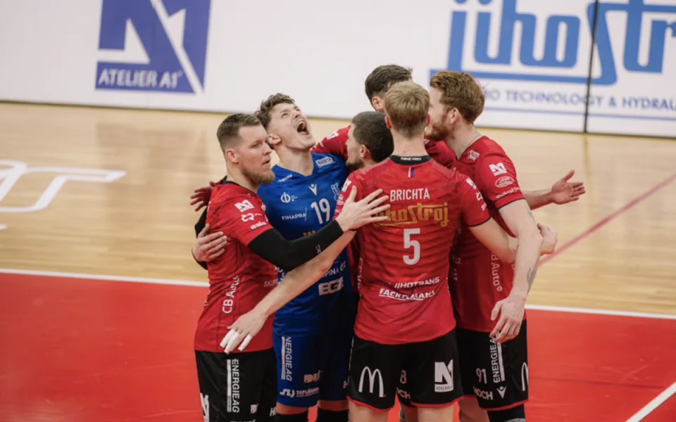 Hladký postup přes Makedonce. Jihostroj čeká v Poháru CEV Piacenza