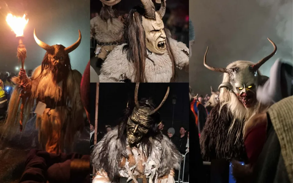FOTO: Stovky krampusů v Budějcích. Podívejte se, jak vypadal pekelný průvod