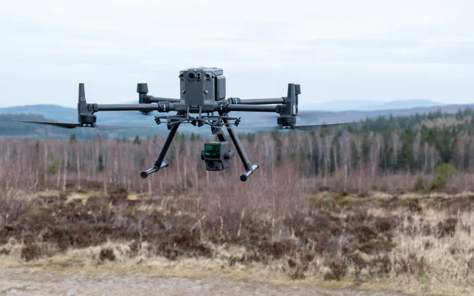 Dron v akci