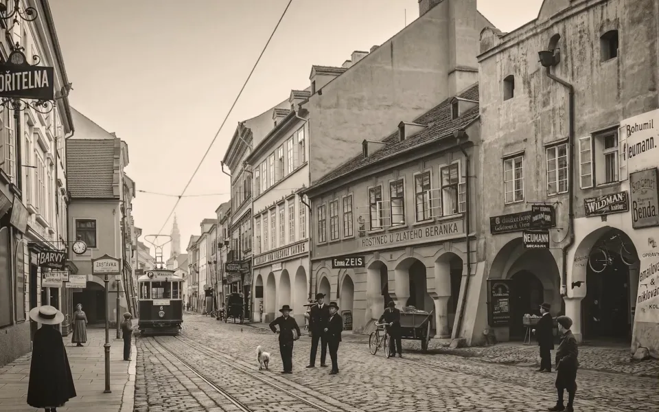 České Budějovice objektivem Milana Bindera a perem Martina Maršíka: Staré pohlednice ožívají