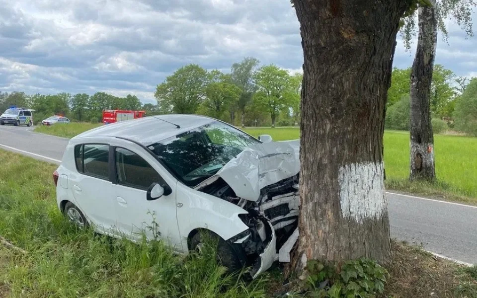 Tragédie na Táborsku. Řidiče po nárazu do stromu resuscitovali 40 minut