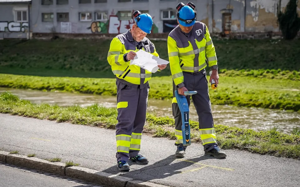 Kopání naslepo vás může přijít draho. Začněte vytyčením plynovodu